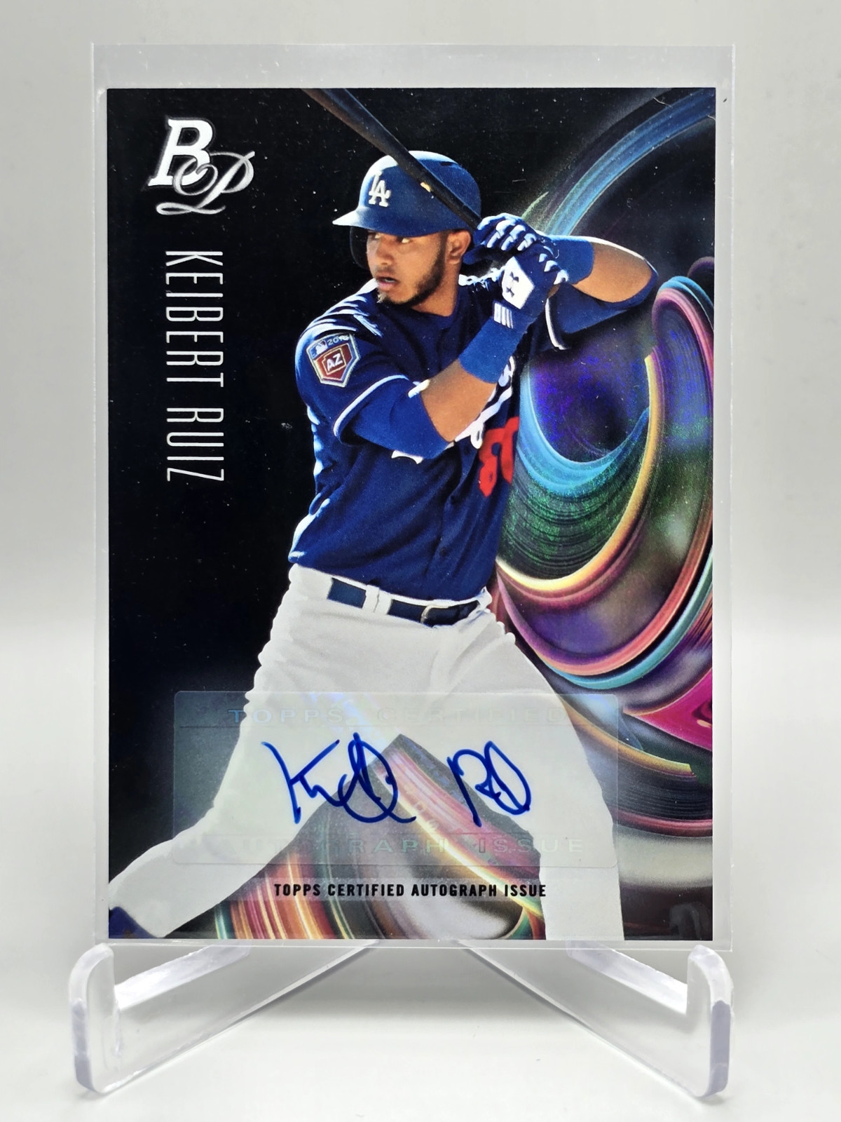 2018 Bowman Platinum – Top Prospects Keibert Ruiz #TOP-18 Autographs (AU, RC)