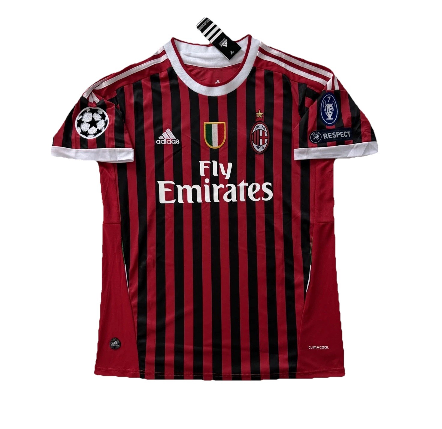 AC Milan Ibrahimovic #11 Home New Men’s Champions League Soccer Jersey – Size XL