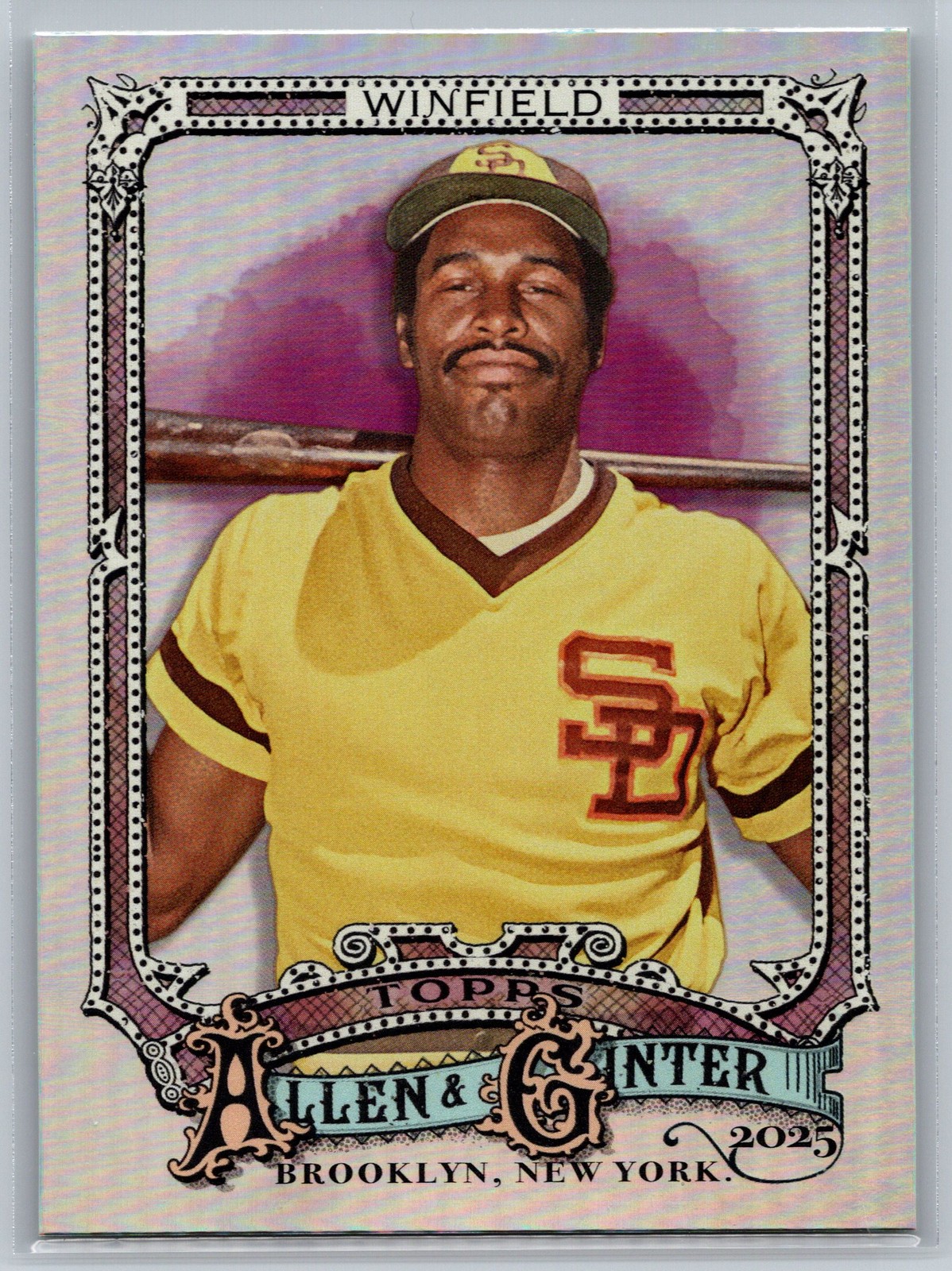 2025 Topps Allen & Ginter #151 Dave Winfield Silver Portrait