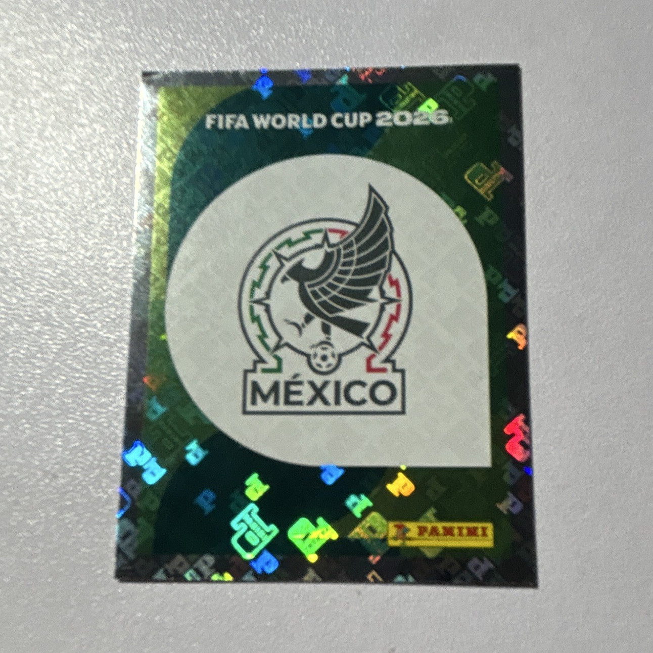Panini FIFA World Cup 2026 Mexico MEX 1 Crest Logo Club Badge Sticker