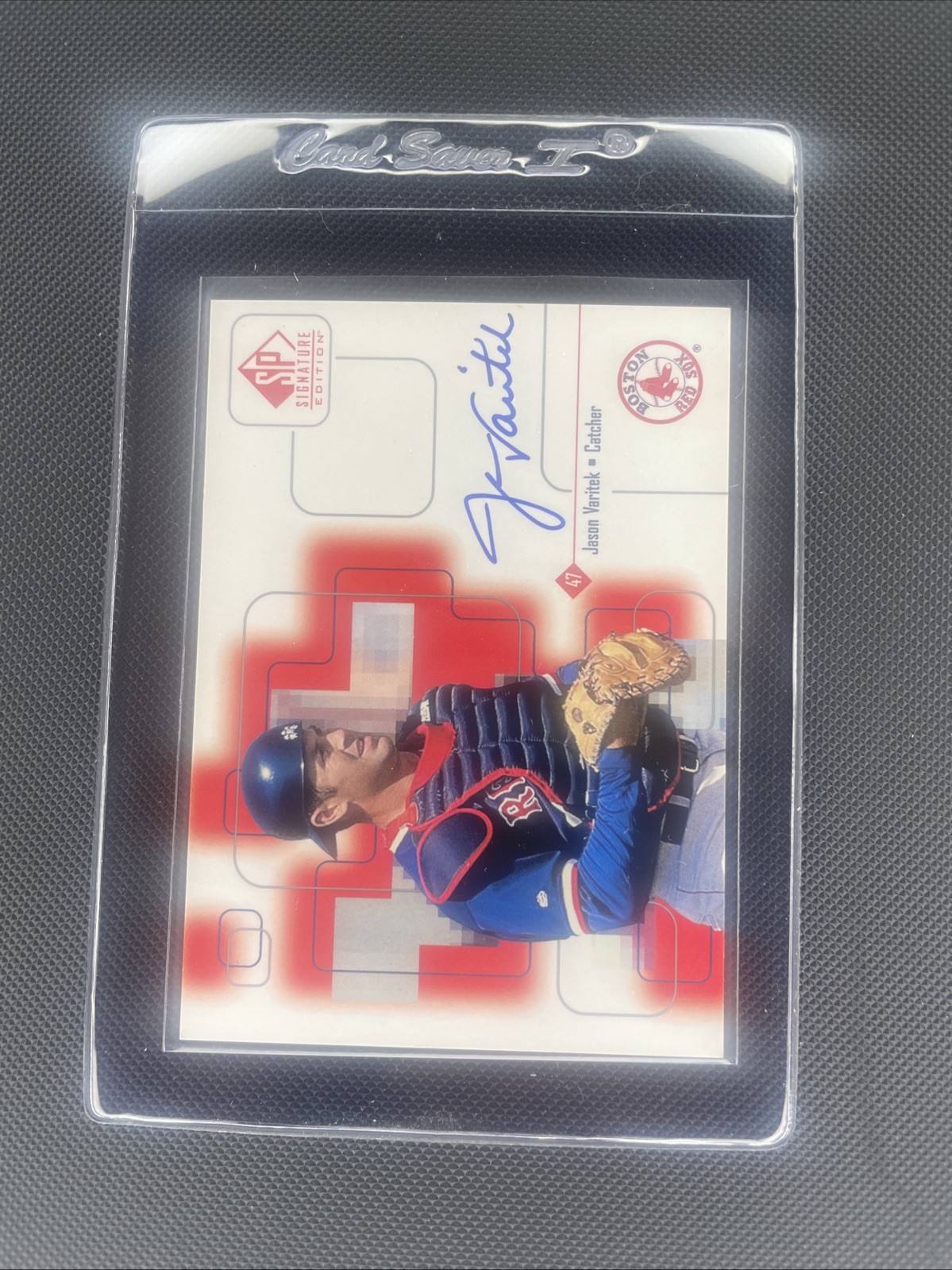 1999 SP Signature Edition Jason Varitek Auto Autograph #JV Red Sox Captain
