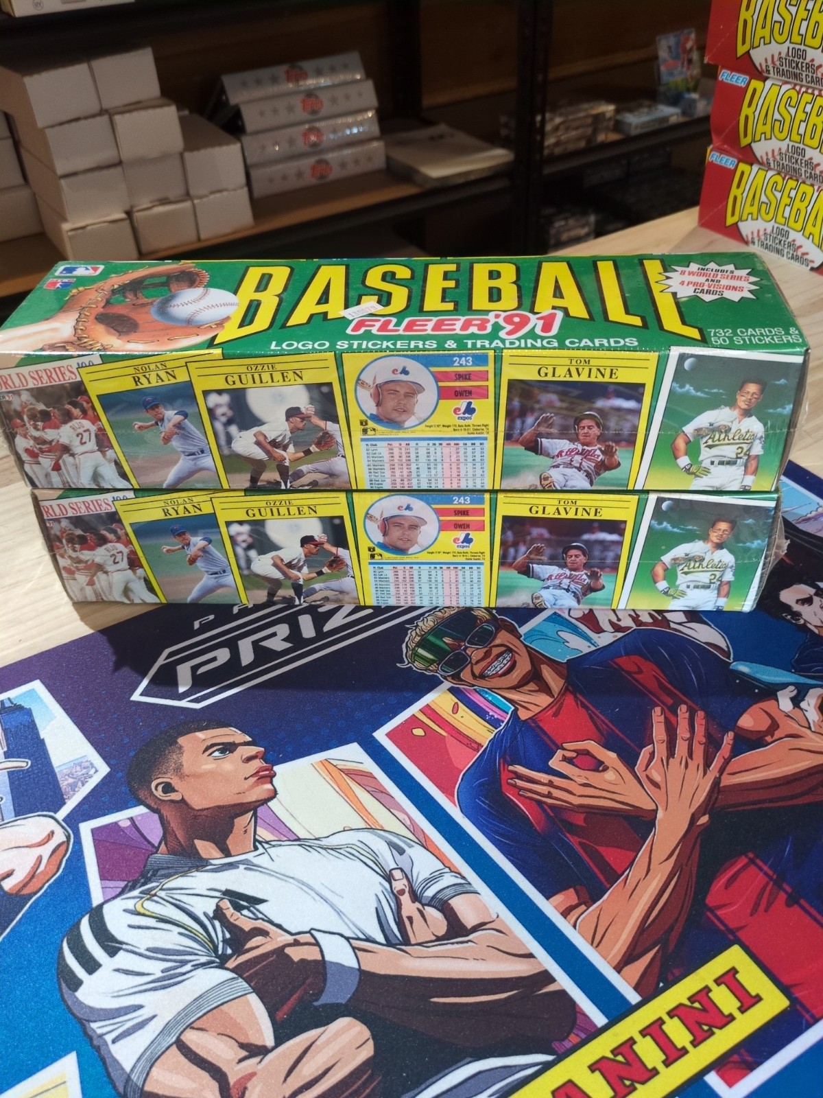 1991 FLEER Baseball Complete Set FACTORY SEALED 732 Cards Pro Vision BGR