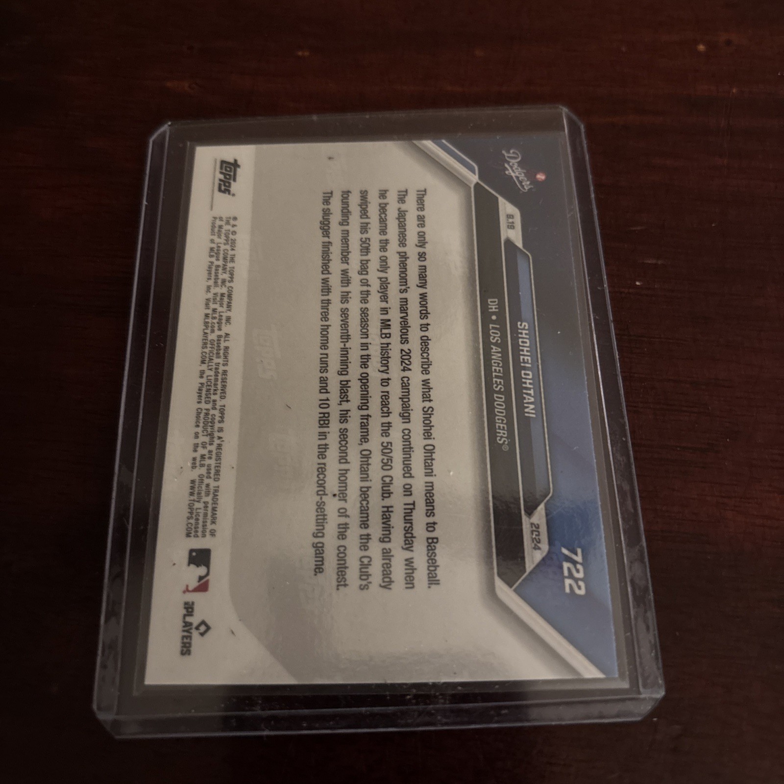 2024 Topps Now – Shohei Ohtani #722 /653737