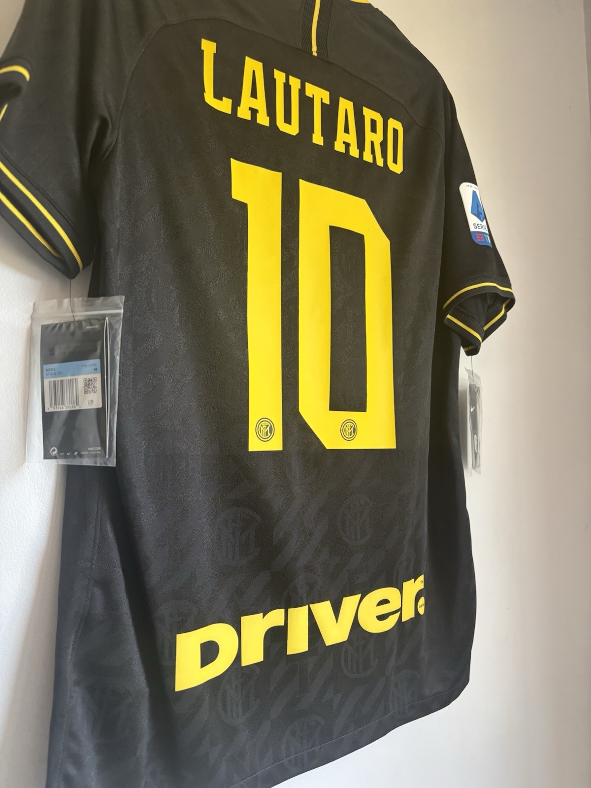 Official Inter Milan 2019/20 Third Football Shirt Lautaro #10 Size Medium BNWT