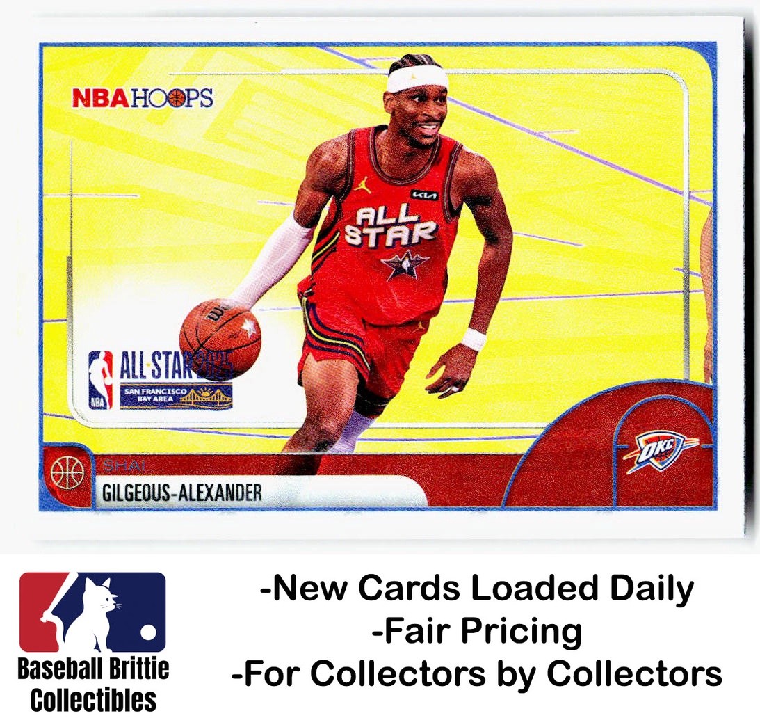 2025-26 Hoops #286 Shai Gilgeous-Alexander Rainbow Foil Oklahoma City Thunder