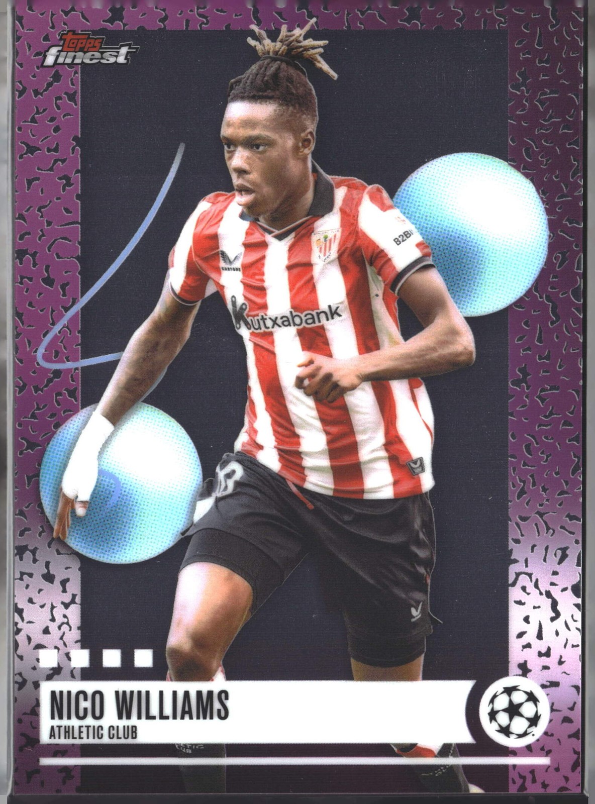 Topps 2025-26 Finest UEFA Club Competitions #299 Nico Williams