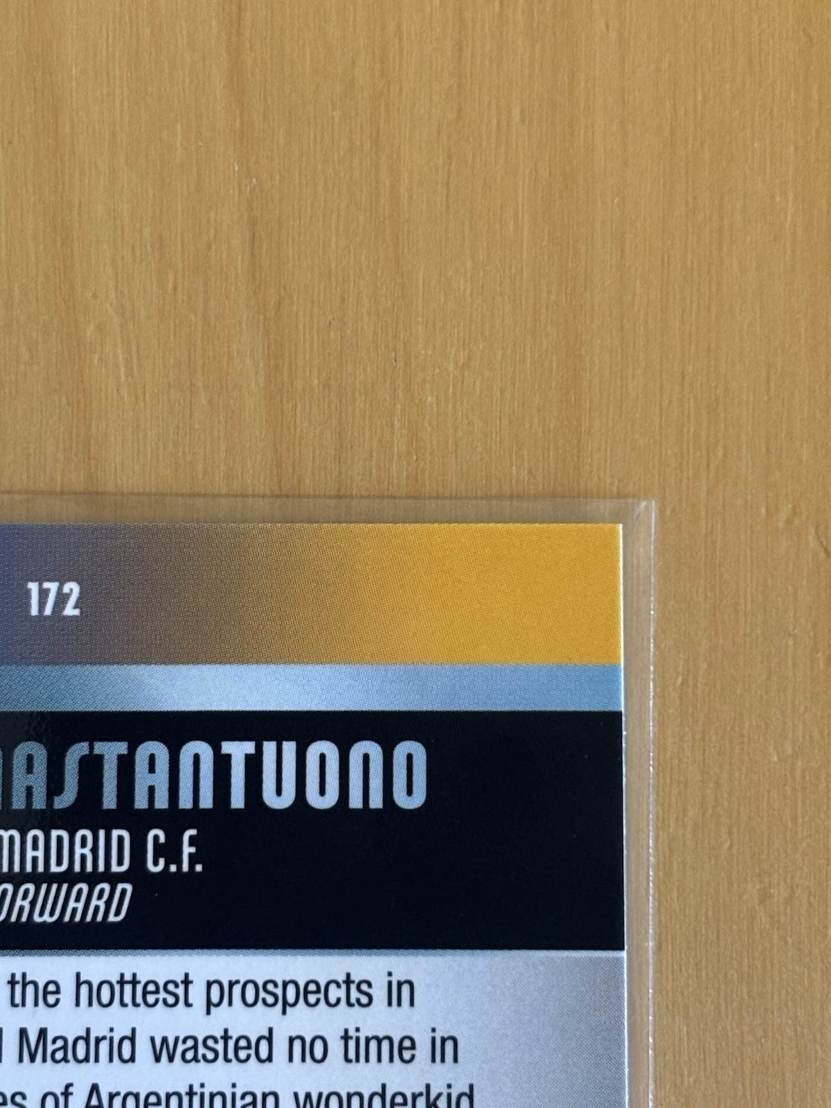 2025-26 topps franco mastantuono rc /199 Aqua Refractor Real Madrid