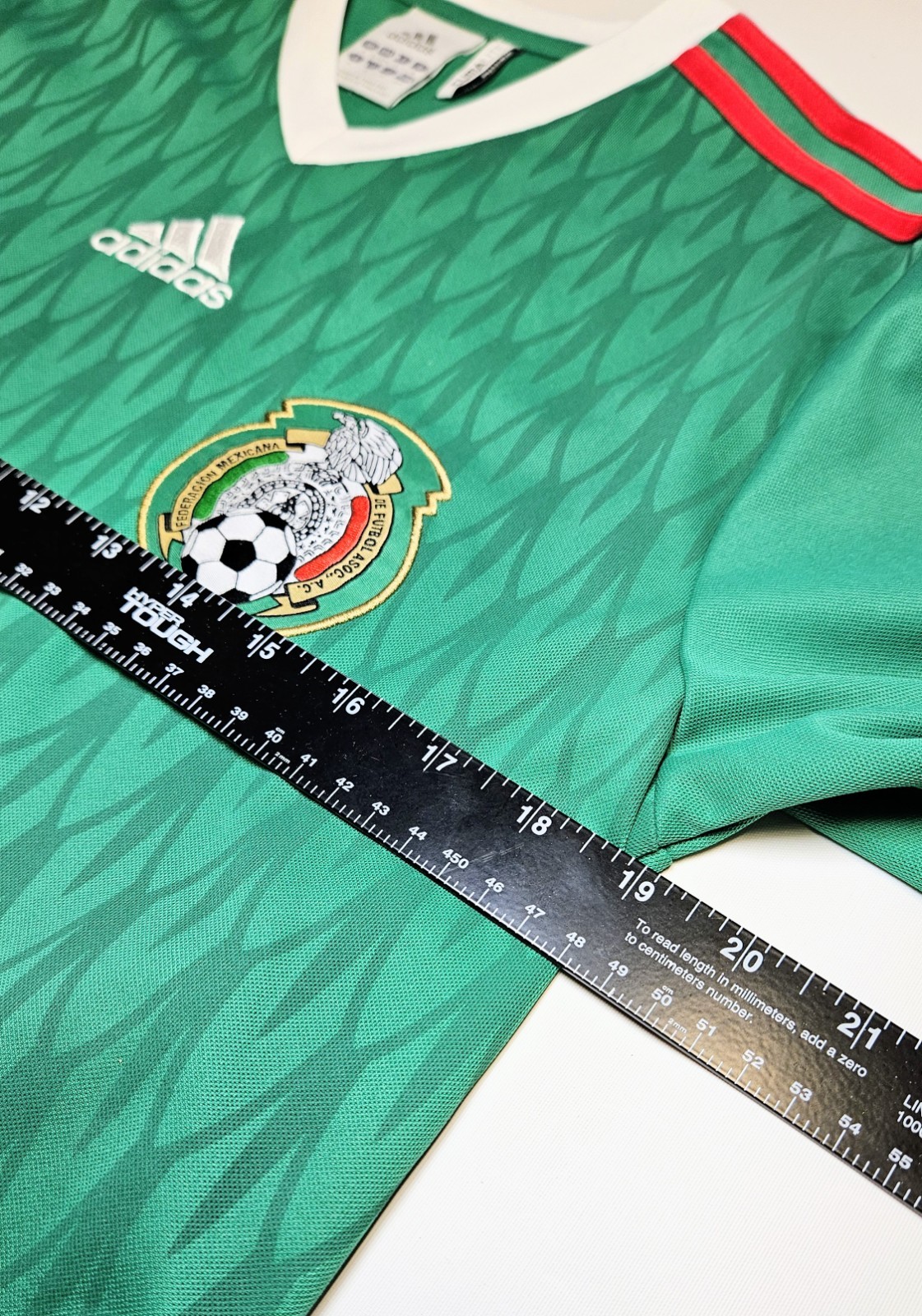 Authentic Mexico Adidas 2009/2010 Home Soccer Football Jersey Mens Size Small