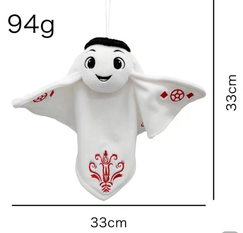 la’eeb Mascot Plush Doll Football Souvenirs Doll The 2022 Qatar FIFA World Cup