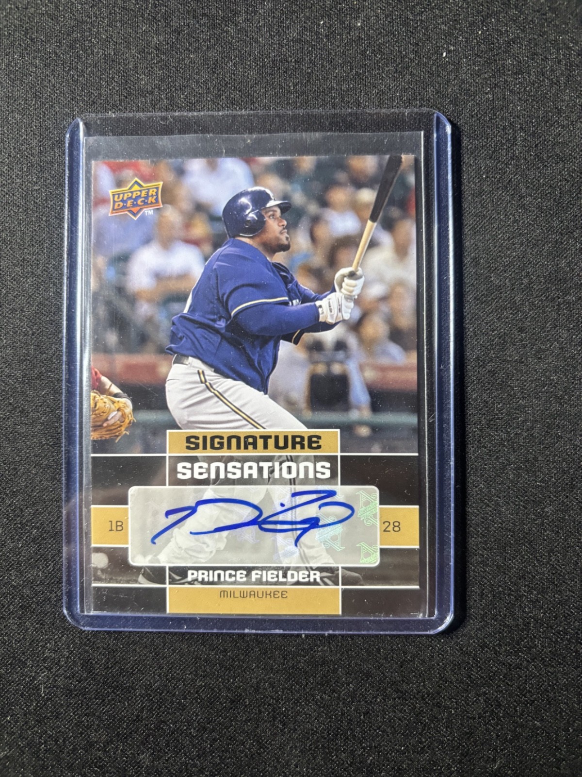 2010 Upper Deck Signature Sensations Prince Fielder #SS-PF Auto