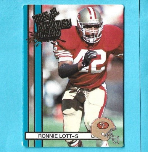 1990 Action Packed All-Madden Football Card #32 Ronnie Lott