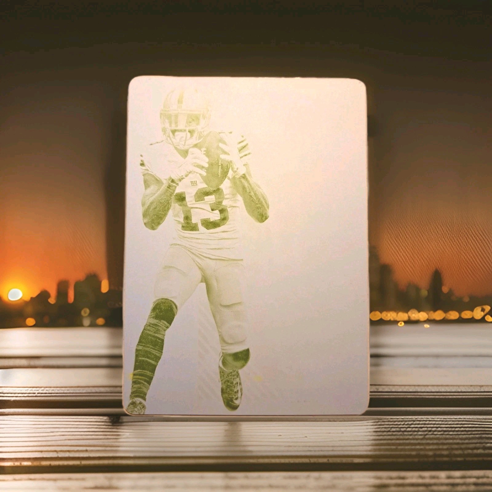 Odell Beckham Jr NY Giants 2016 Plates and Patches Printing Plate 1/1