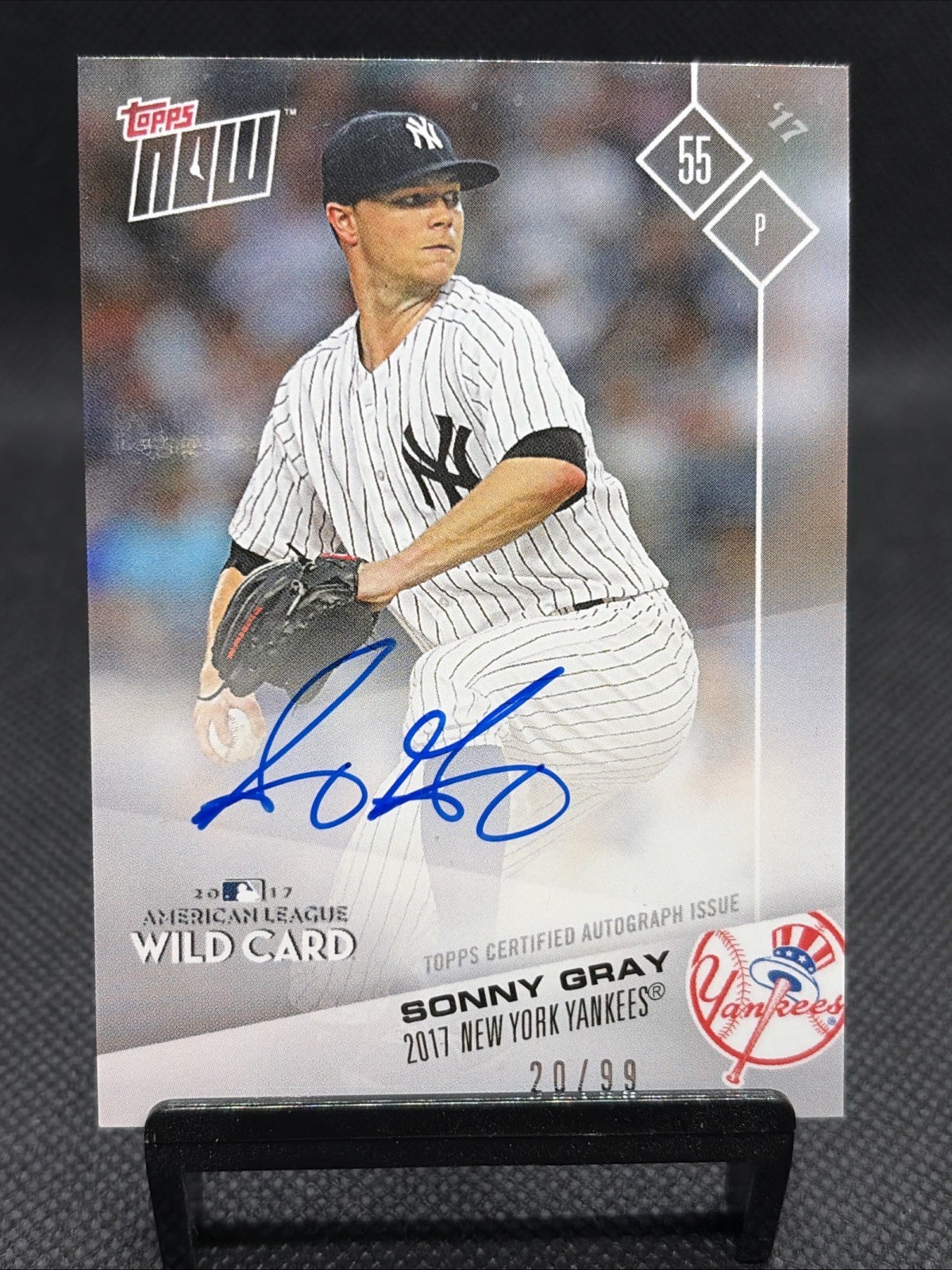 2017 Topps Now – Topps Online Exclusive Post Season Autographs Sonny Gray…