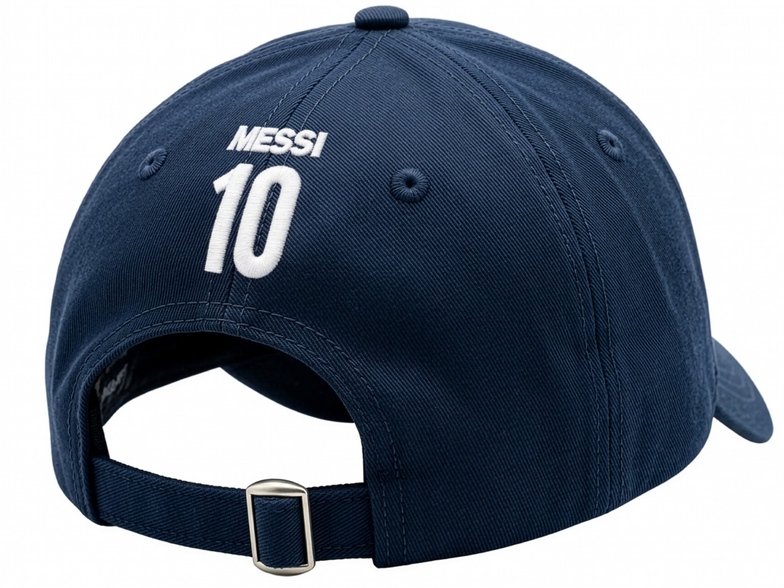Icon Sports Argentina AFA Lionel Messi 10 Navy Adjustable Cotton Hat Cap OSFM