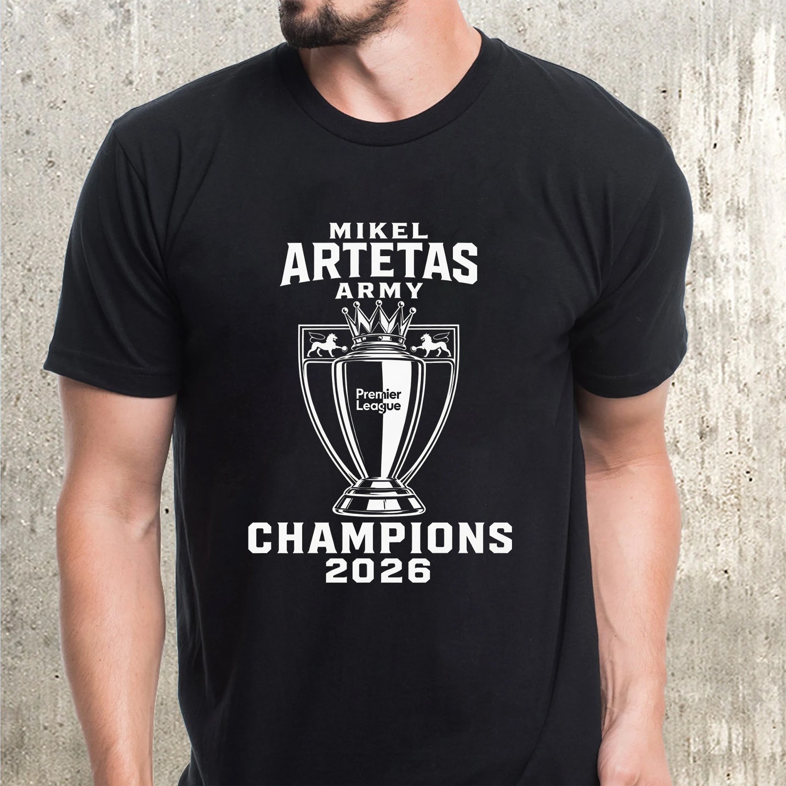 Arsenal Champion 2026 TShirt Arsenal Premier League Champions 25/26 Retro Shirt