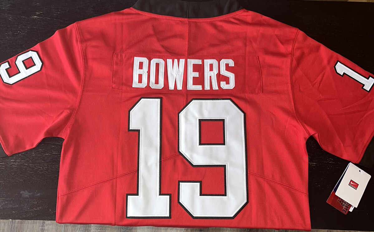 Brock Bowers Georgia Red Jersey Bulldogs Playoff Patch Stitched 19 All Sizes NWT