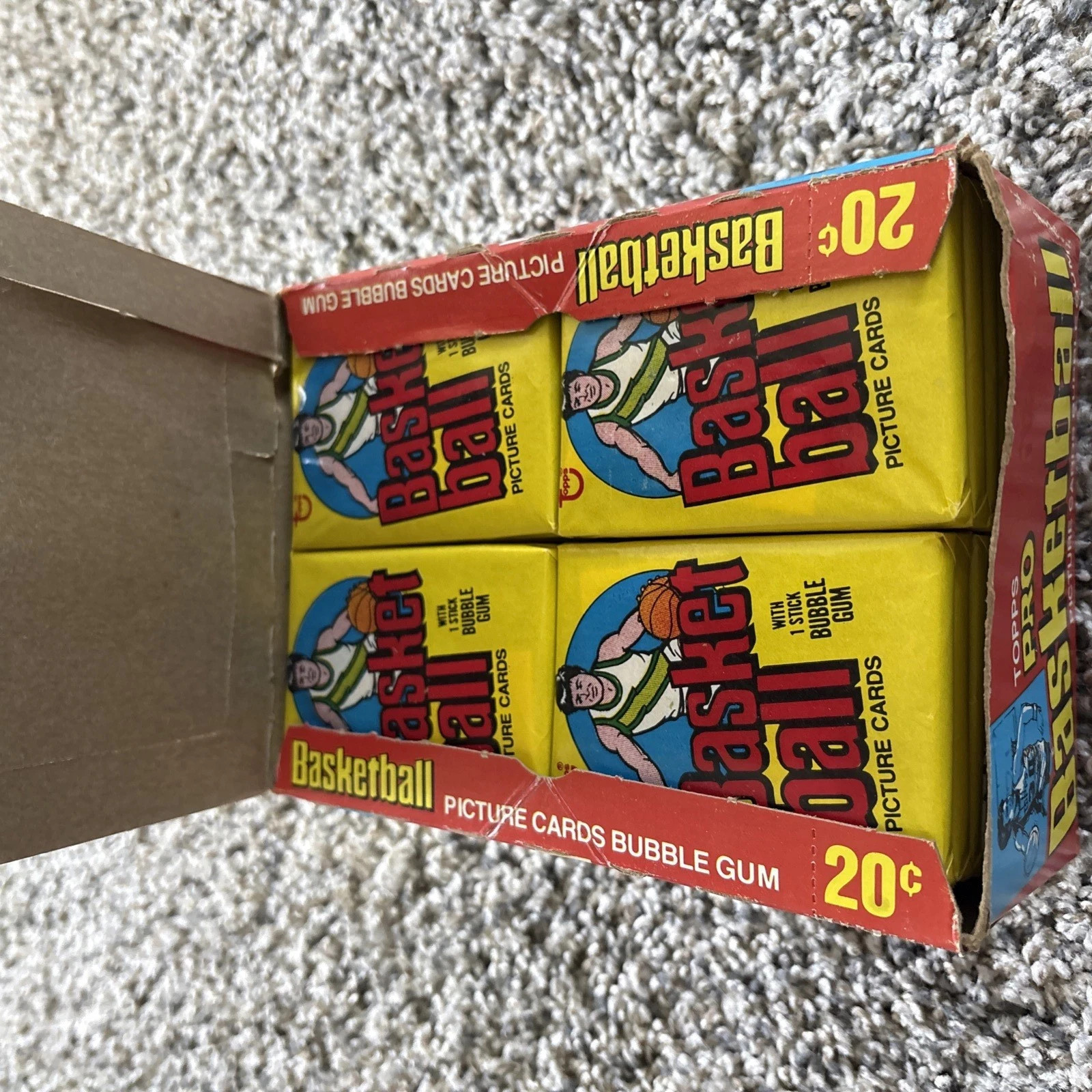 1978-79 Topps Basketball Wax Pack Jabbar Erving Factory Sealed From Unopened Box
