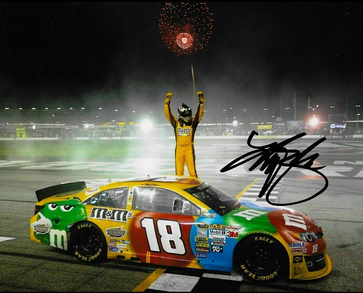Kyle Busch Autographed Signed Racing Photo Reprint