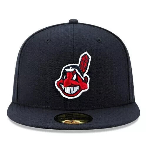 NEW Cleveland Indians CLE MLB Men’s 59FIFTY Fitted Cap – 5950 Hat