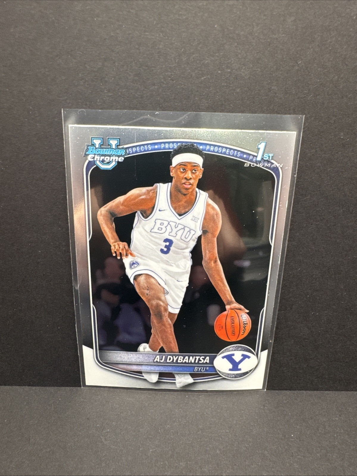 AJ Dybantsa 1st Bowman: 2025-26 Bowman Chrome Basketball -Base -BYU #BCP-1