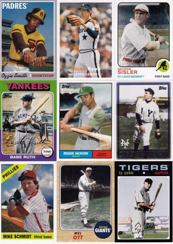 2010 Topps Update Vintage Legends Collection Baseball – Pick Your Players