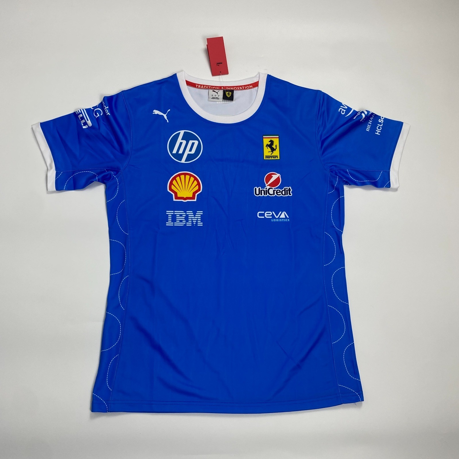 Puma Scuderia Ferrari Team Shirt – Blue – Sponsor Edition Replica