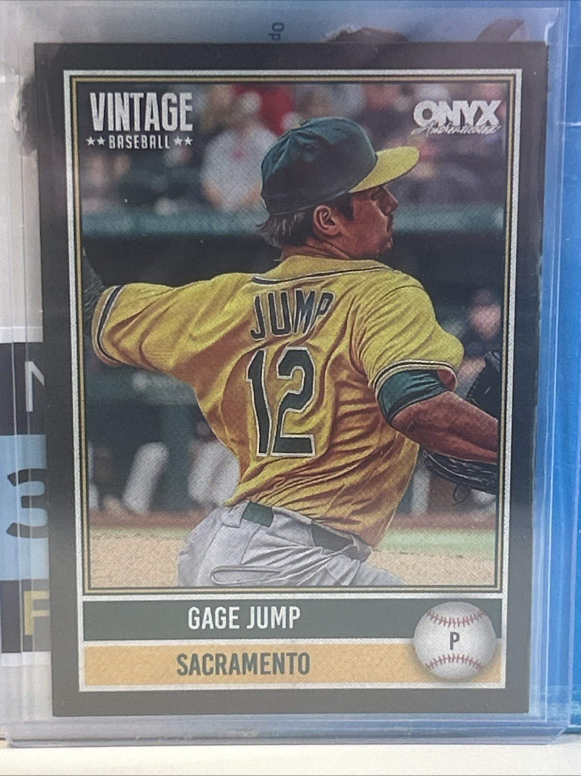 2026 Onyx Vintage GAGE JUMP Black Parallel /10 ATHLETICS- #OV-GAJU SSP