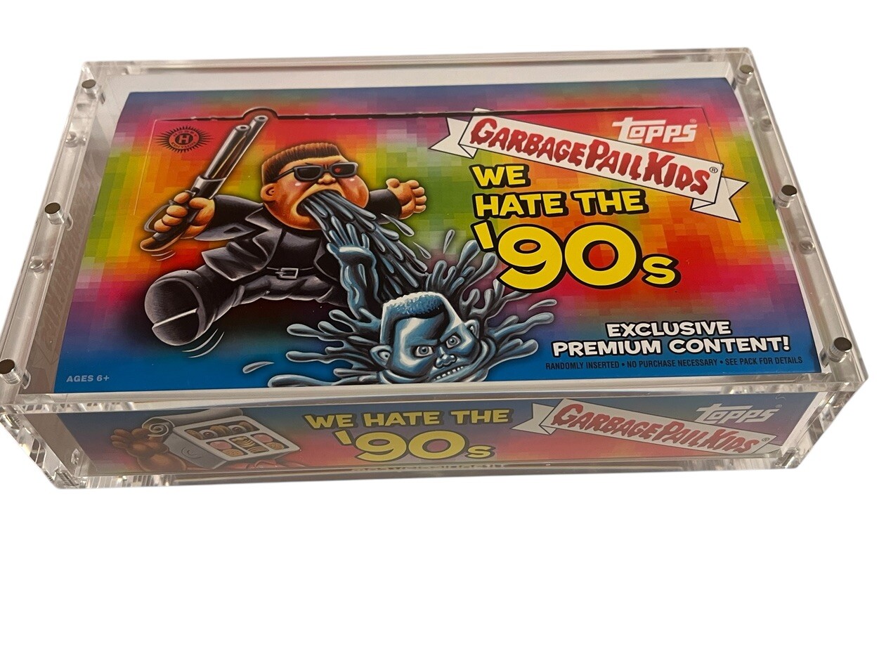 Acrylic Display Case FITS Garbage Pail Kids We Hate the 90s Collector Hobby Box