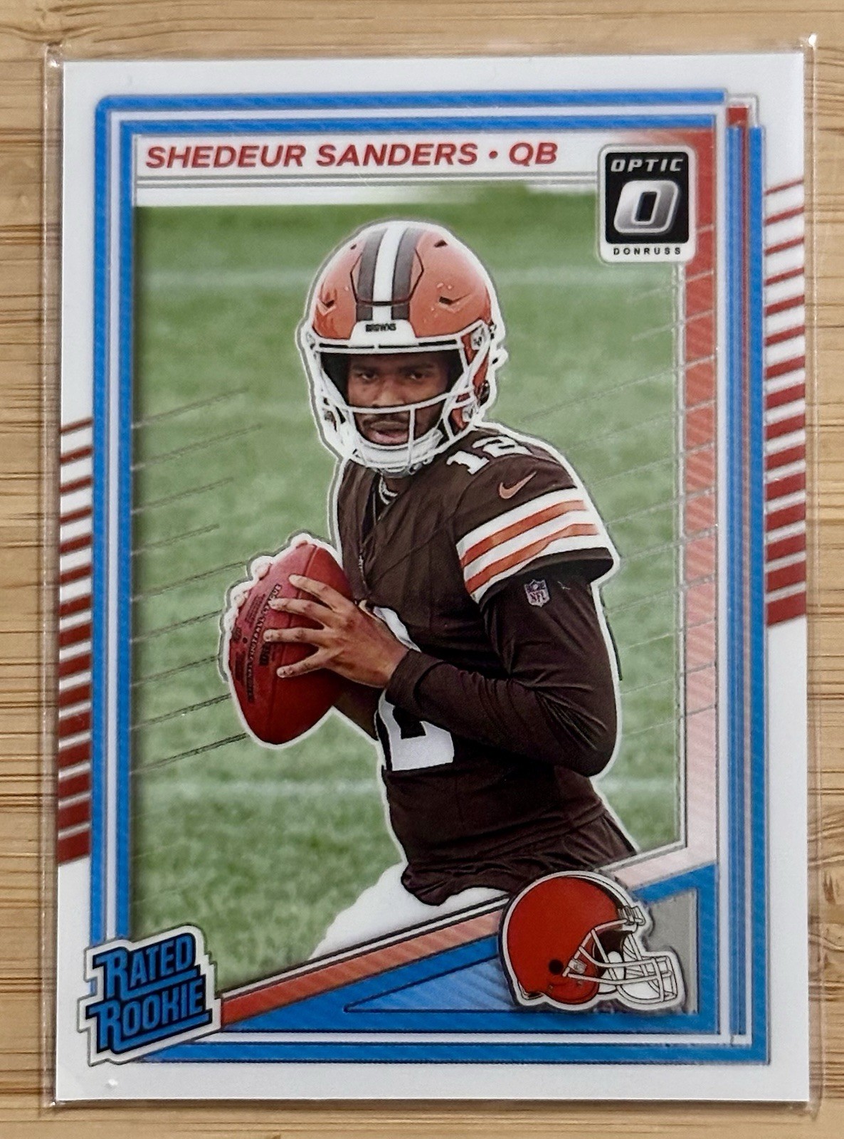 2025 Panini Optic Shedeur Sanders Holo Rated Rookie #203 Cleveland QB