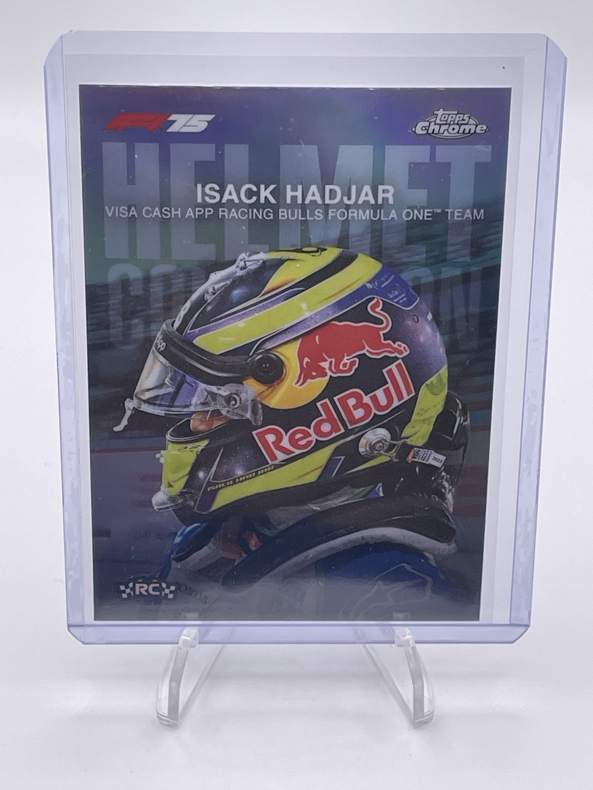 Topps Chrome F1 2025 Helmet Collection RC Bortoleto Bearman Hadjar 3 Card Lot