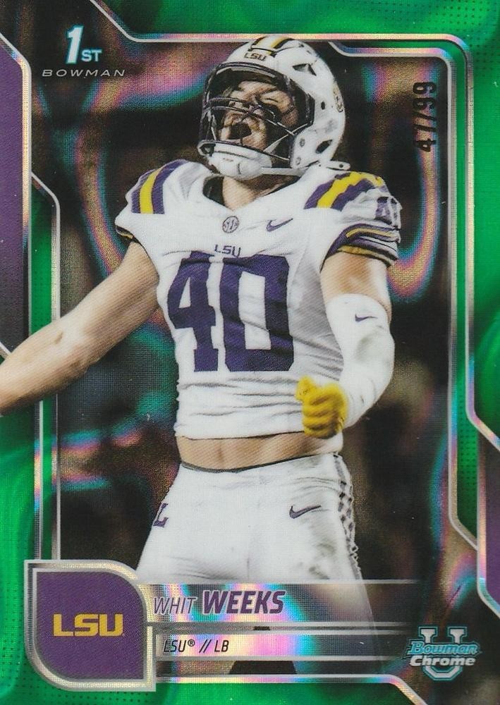 2025 Bowman Chrome U Football | Inserts, Parallels & Autos ✨ RC Bowman 1st