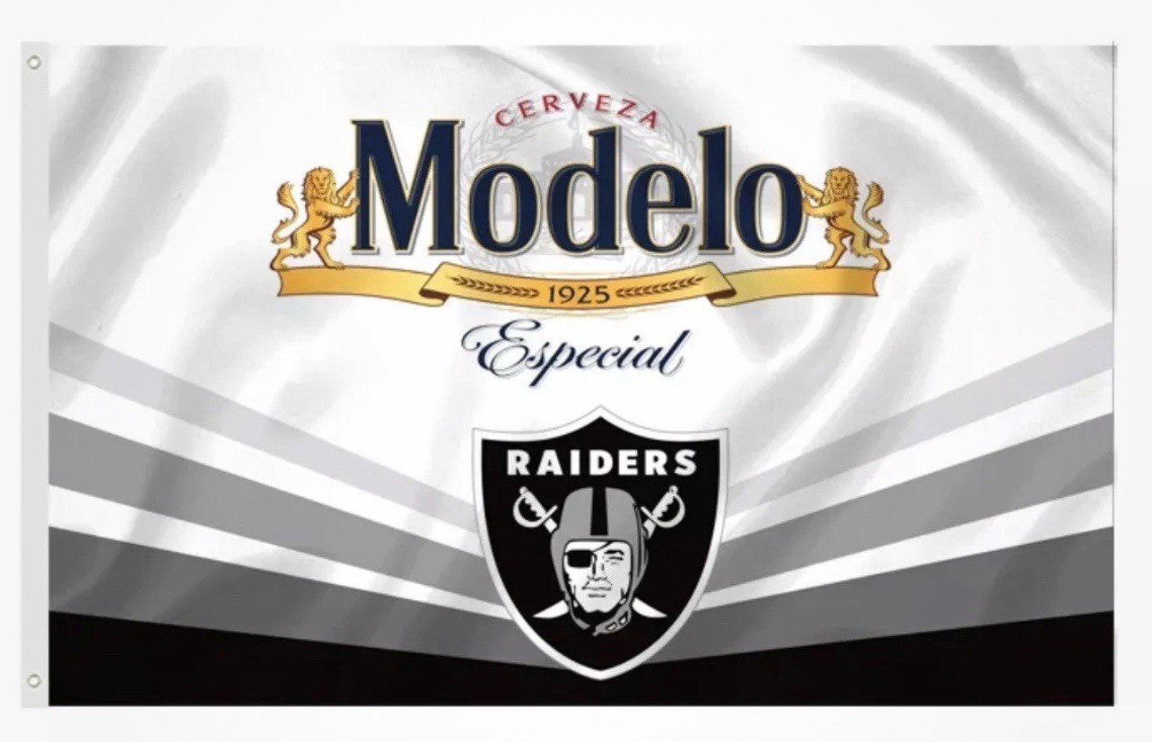 Las Vegas Oakland Raiders Modelo Flag – 5×3 Ft. US Seller