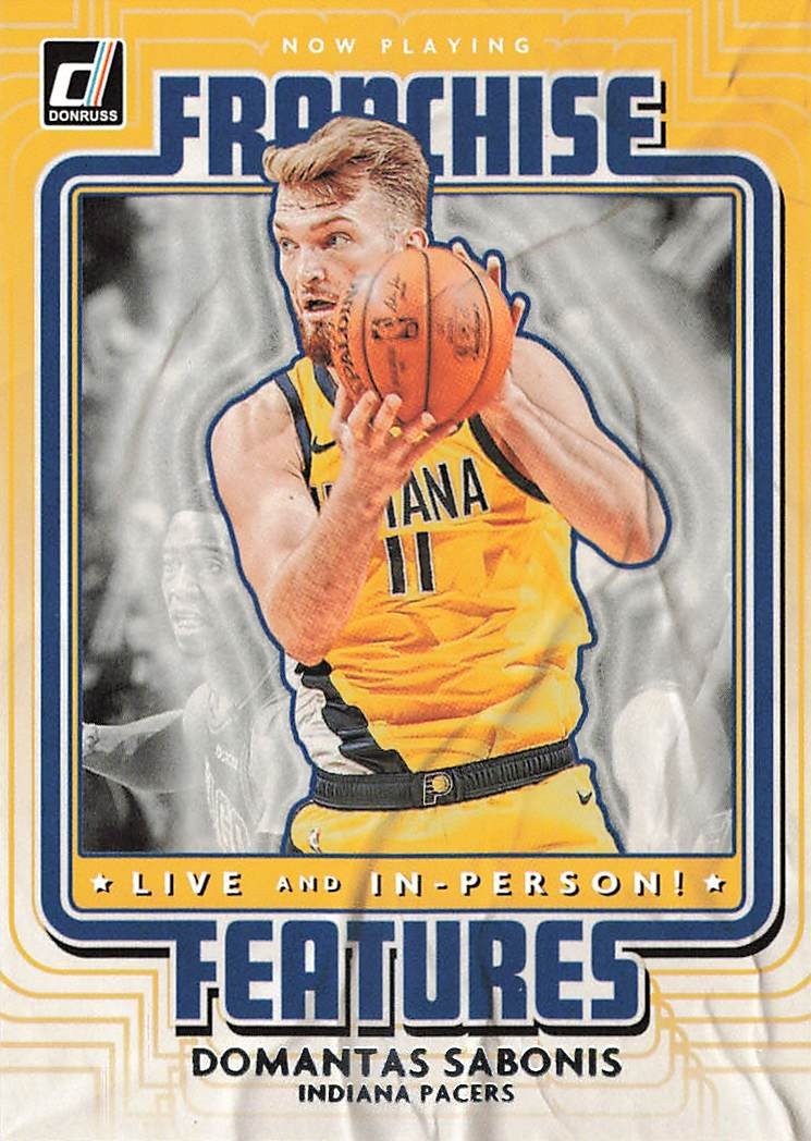 2020-21 Panini Donruss – Franchise Features Domantas Sabonis Pacers
