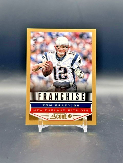 Tom Brady 2013 Panini Score Gold Zone /50 New England Patriots #285 Parallel