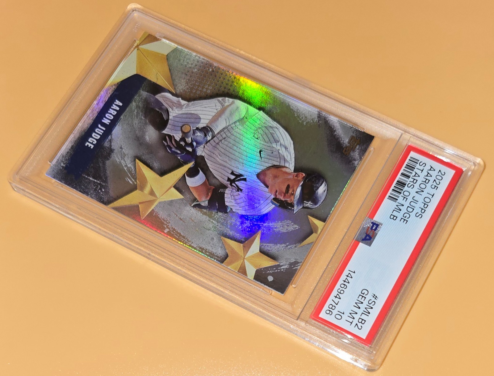 Aaron Judge PSA 10 2025 Topps Stars of MLB SMLB2 New York Yankees Fastest To 300