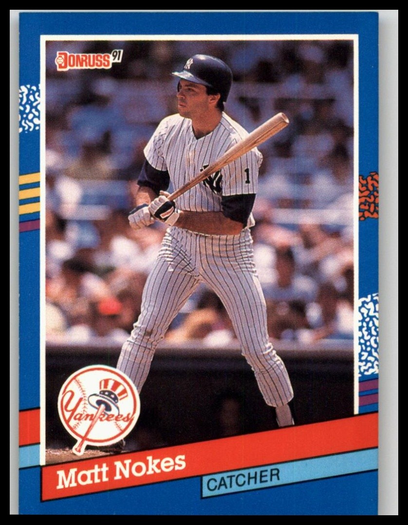 1991 Donruss #170b Matt Nokes