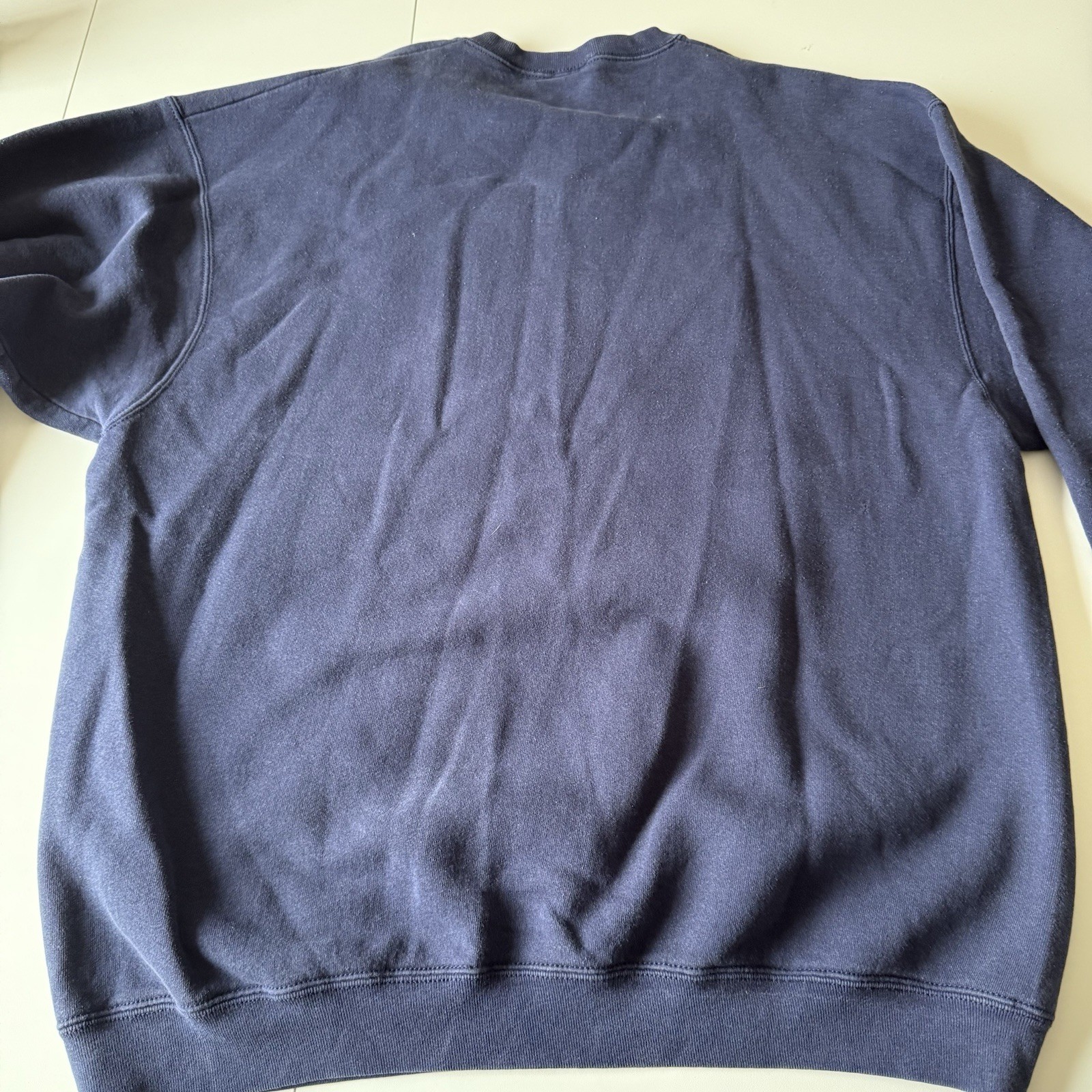 VTG Dallas Cowboys Navy Blue Embroidered Crewneck Sweatshirt Unisex Size XXL