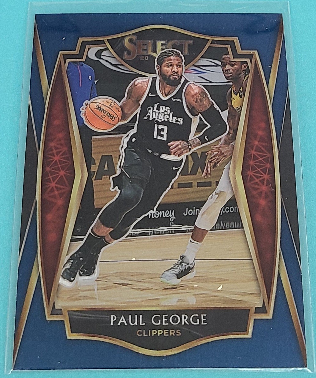 2020-21 Panini Select Retail Blue #156 Paul George Clippers BASKETBALL Card D8