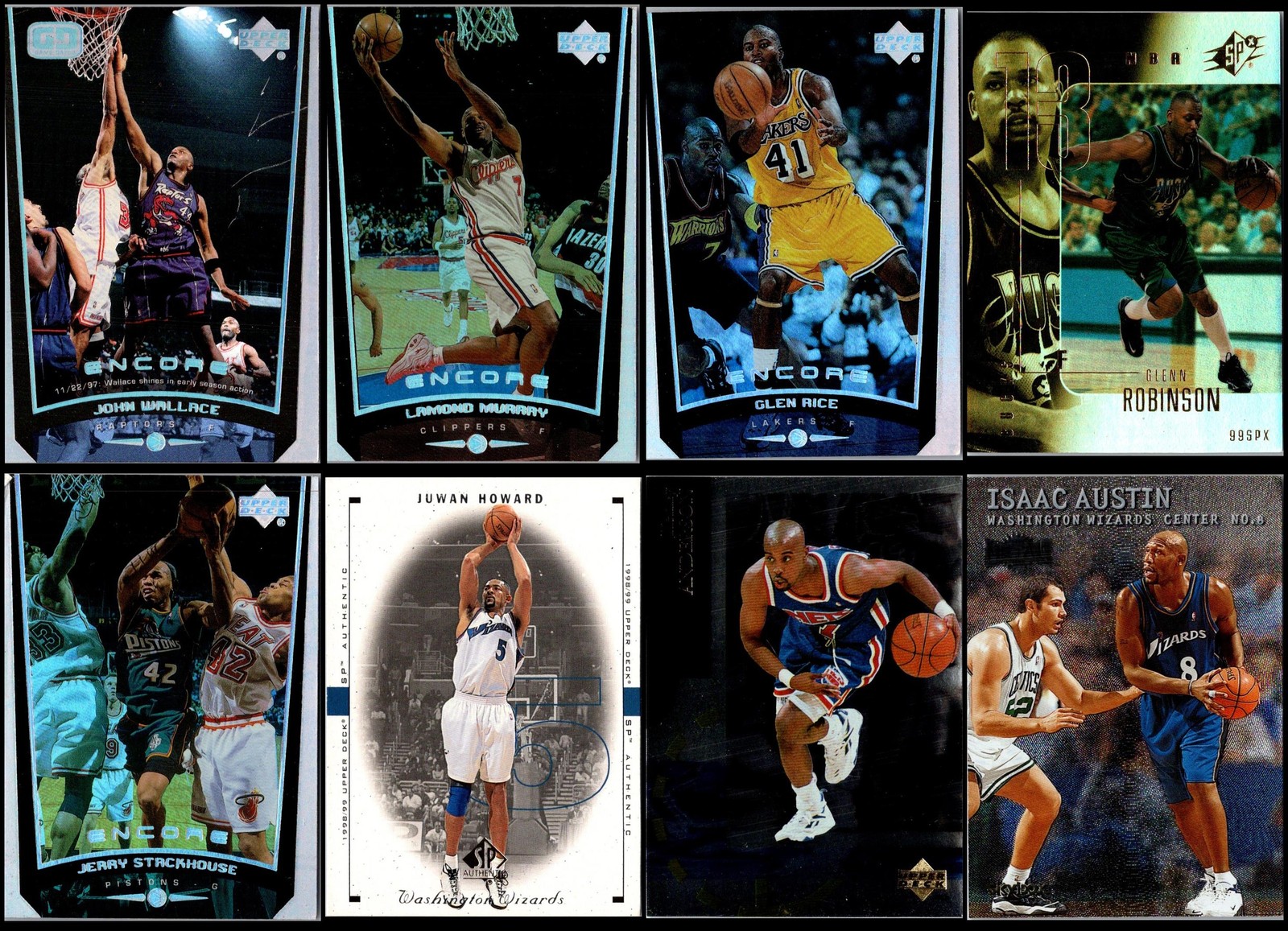 Upper Deck Encore (8) Card Lot – FREE SHIPPING