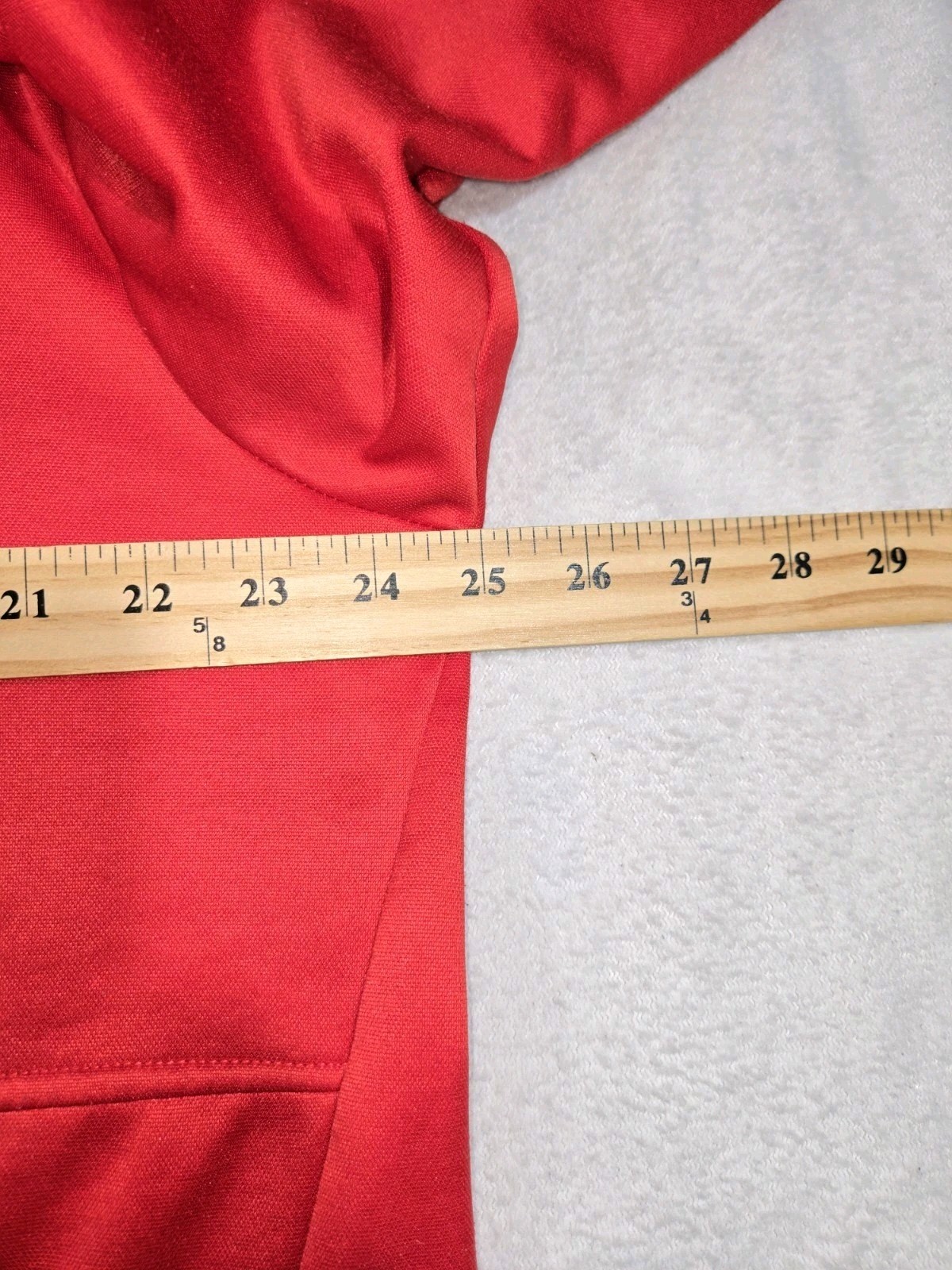 SEC Georgia Bulldogs UGA Pullover Hoodie Red Mens Large “Bad Condition “