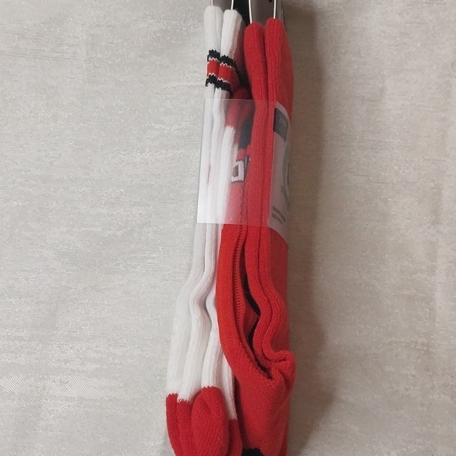 Strideline Georgia Bulldogs Red White Black Socks Size M/L NCAA 2 Pack