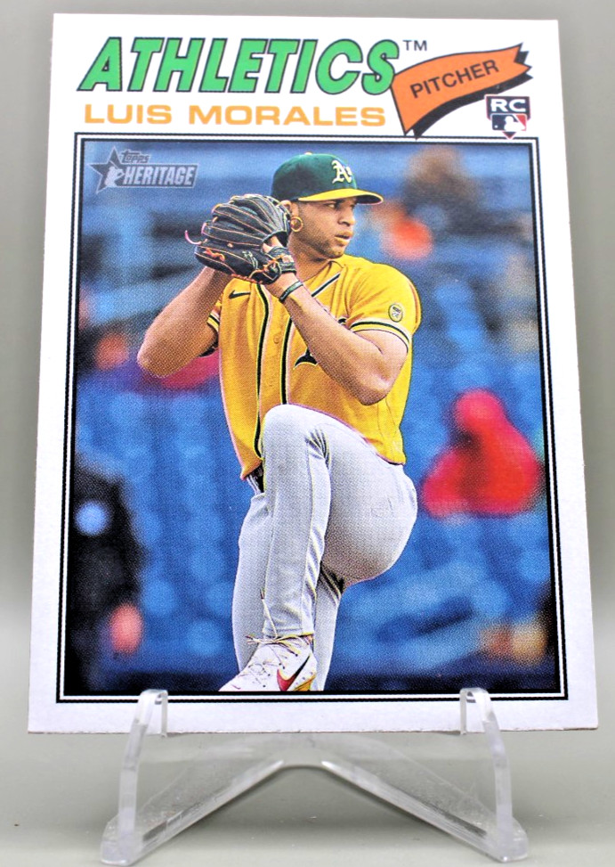 2026 Topps Heritage – Luis Morales #67 Athletics (RC)