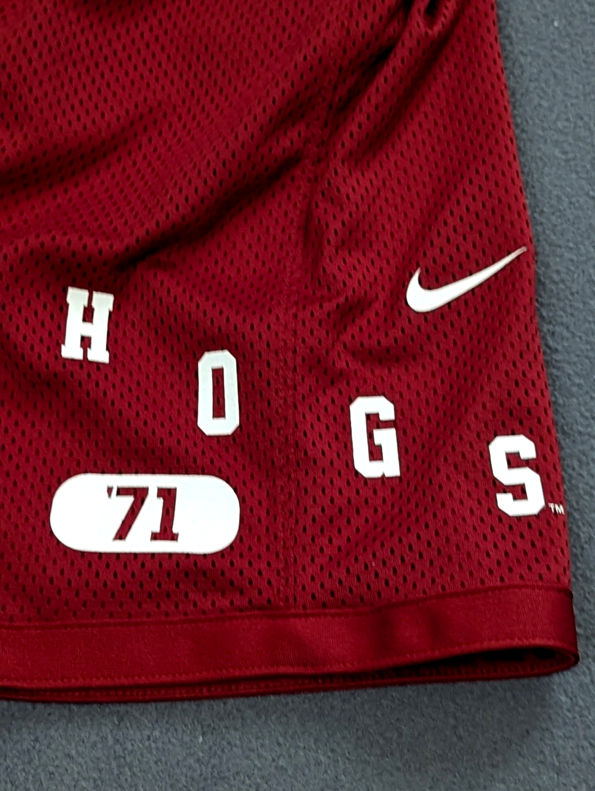 Nike Arkansas Razorbacks Dri-FIT Vault Shorts Mens S Crimson DR4060-613