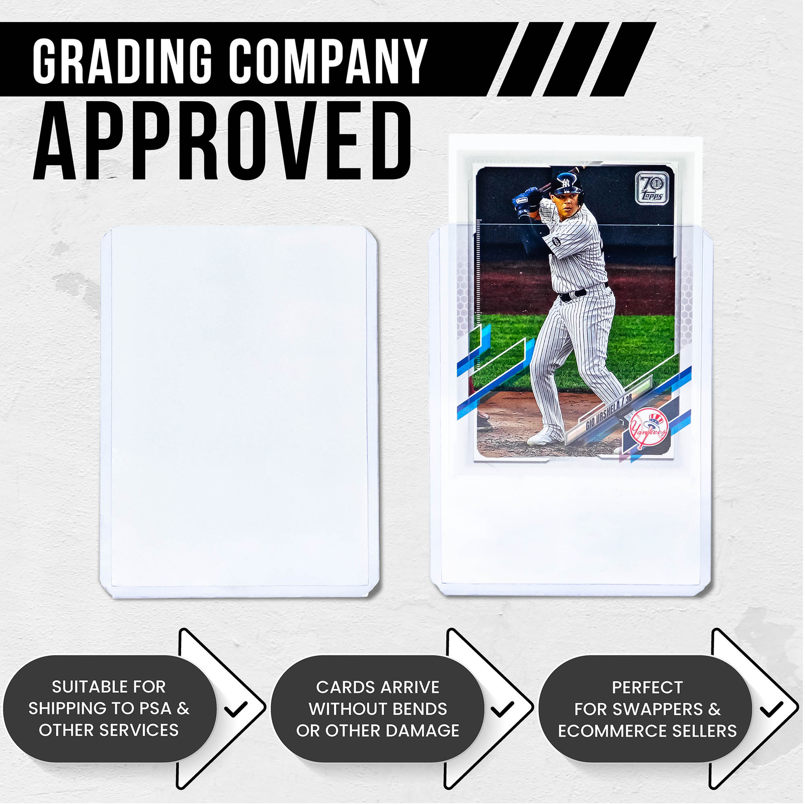 Platinum Protectors Top Loaders Premium Seamless Hard Sleeves for Trading Cards