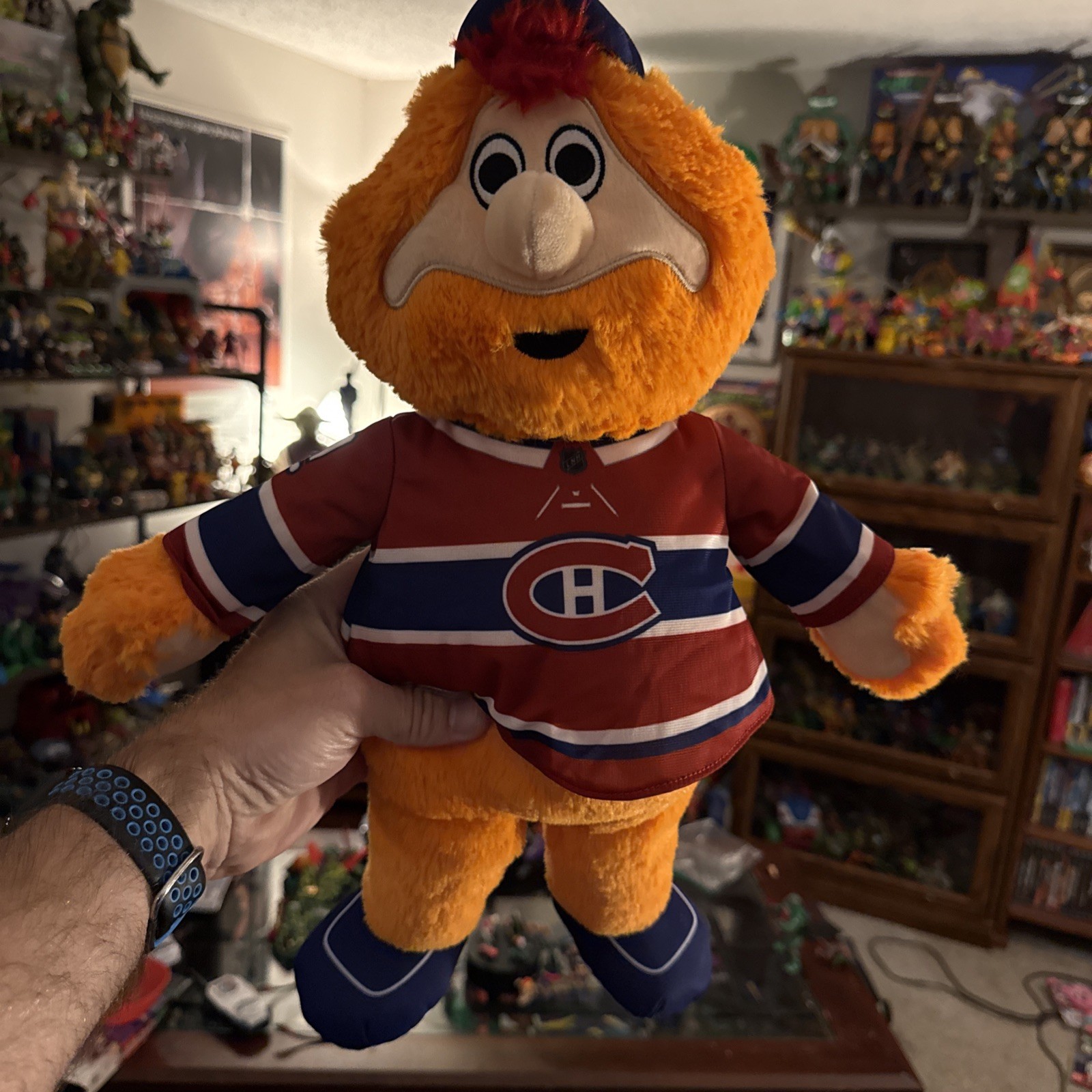 The Stuffed Animal House 15Inch NHL Team Mascot Plush Montreal Canadiens Youppi!