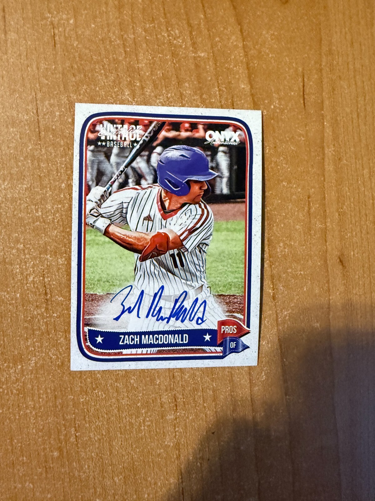 2024 Onyx Vintage Baseball – Zach MacDonald – On Card Prospect Auto
