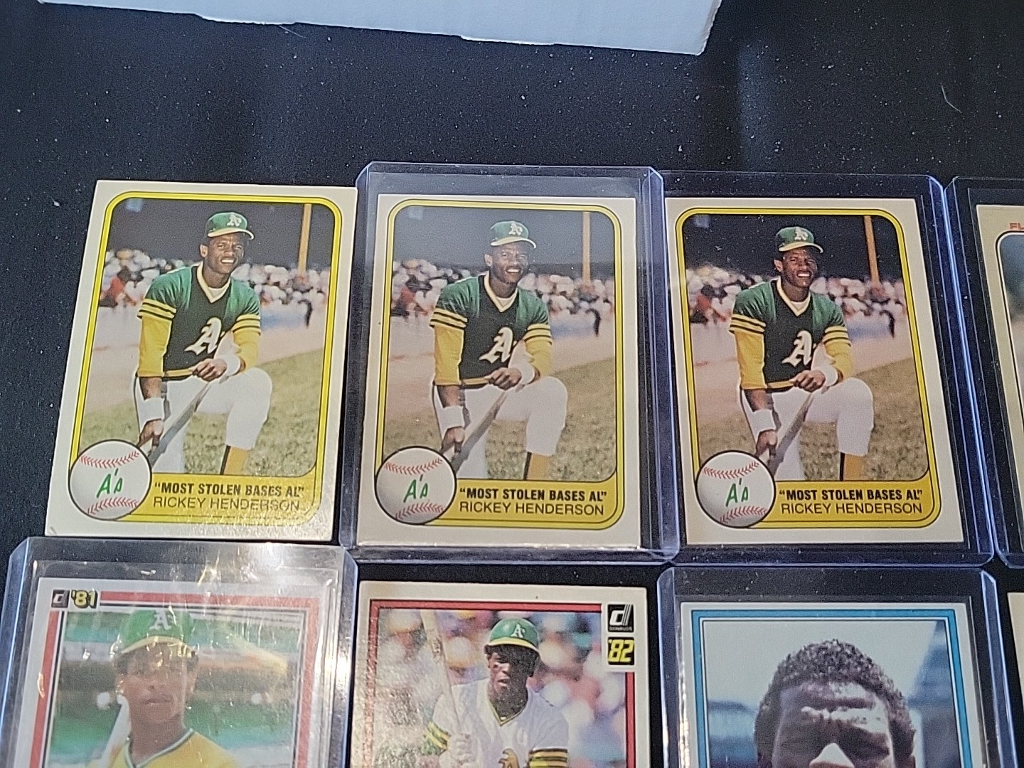 ⚾️Lot Of (14) Rickey Henderson From 1981-1994 Oakland A’s No dings or Creases⚾️