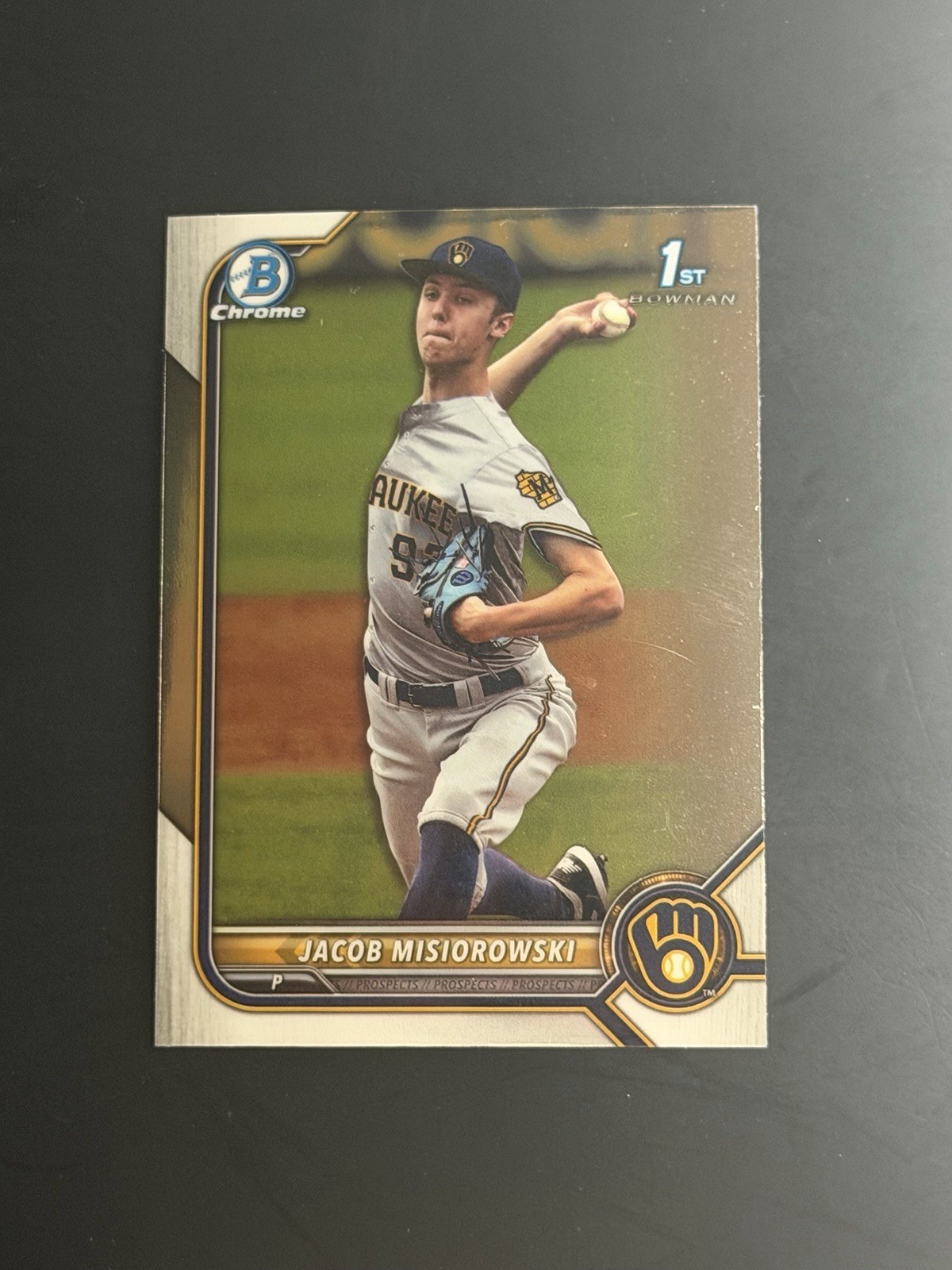 2022 Bowman Draft Chrome Jacob Misiorowski 1st Bowman