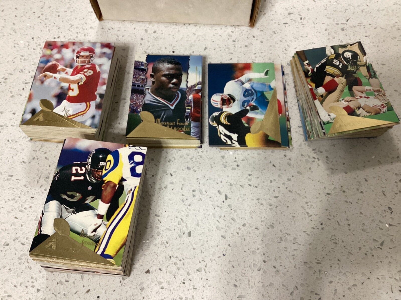 1994 Pinnacle Football Complete Card Set 1-270 Marshall Faulk RC Rookie Year