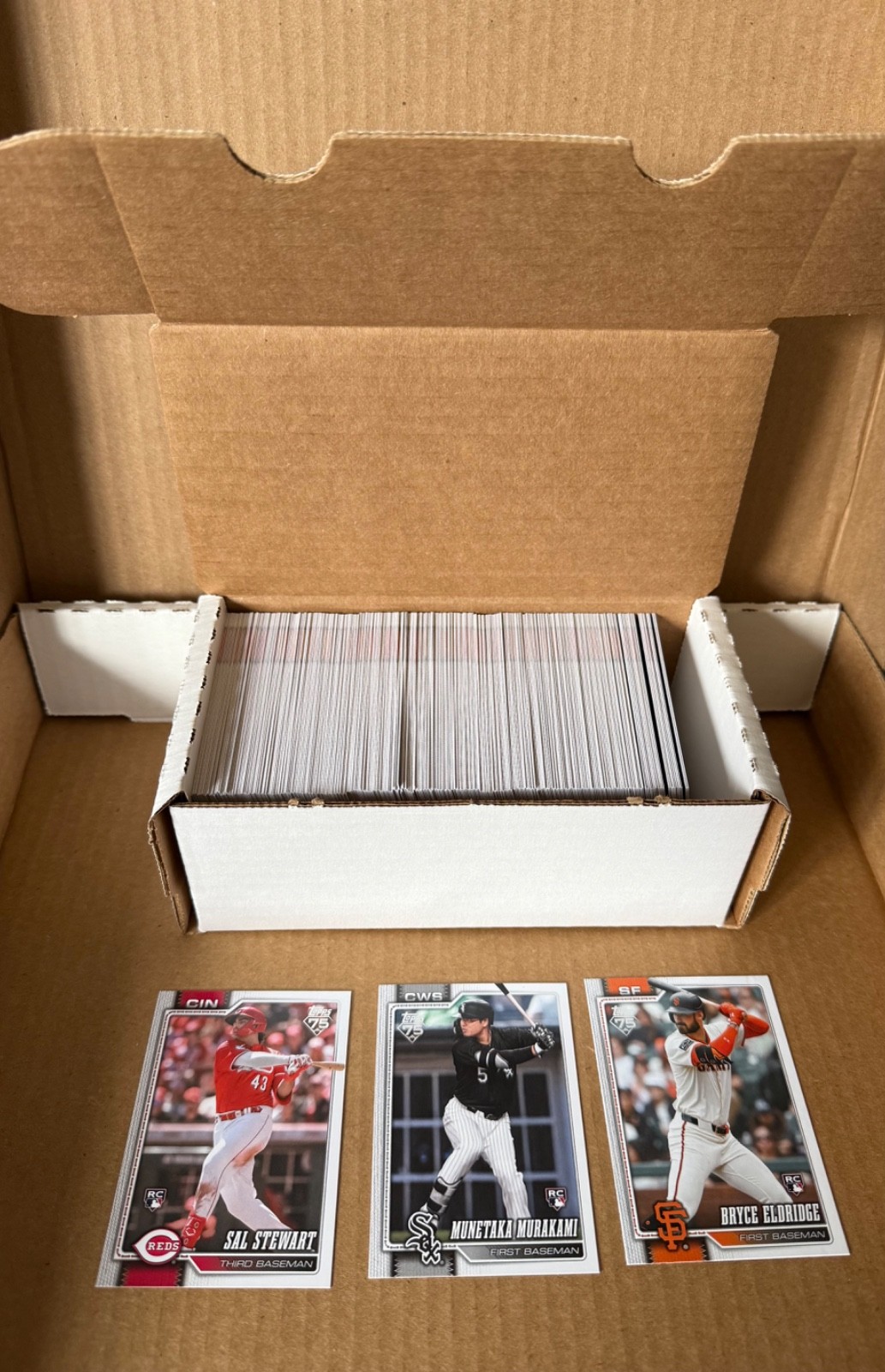 2026 TOPPS BASEBALL SERIES TWO COMPLETE SET 351-700 STEWART, MURAKAMI, ELDRIDGE